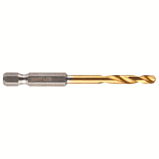 MILWAUKEE 1/4 HEX SHANK METAL DRILL SWAVE HSS-G TI 6MM