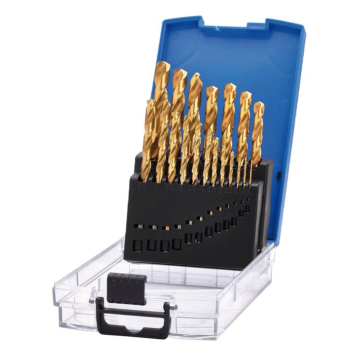 TITANIUM DRILL BIT SET 19PCS