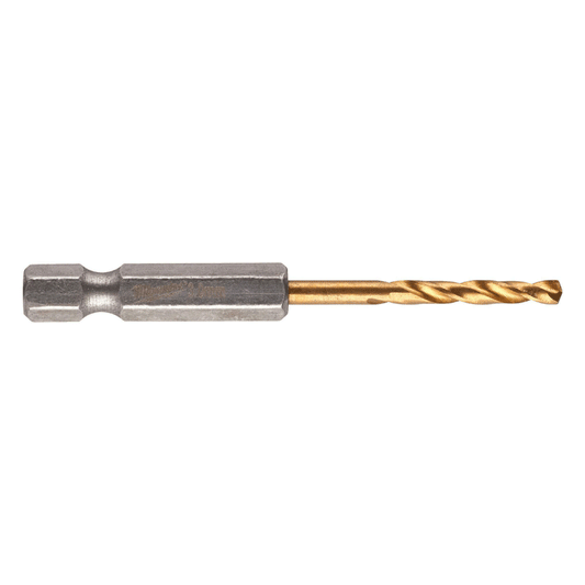 MILWAUKEE 1/4 HEX SHANK METAL DRILL SWAVE HSS-G 3MM 2PCS