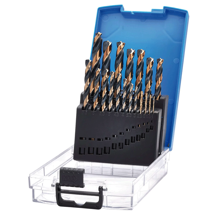 HSS TURBO DRILL BIT SET 19PCS