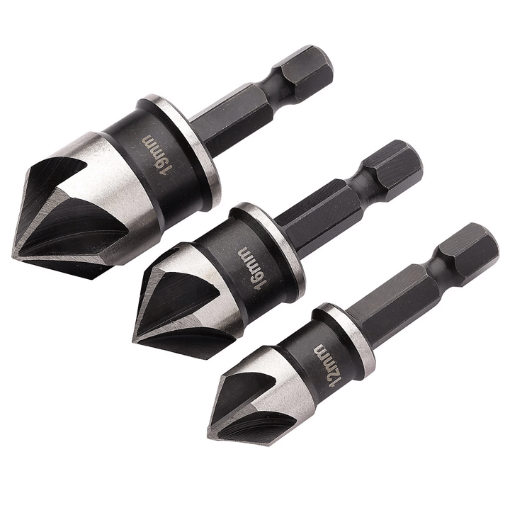 COUNTERSINK BIT SET 3PCS