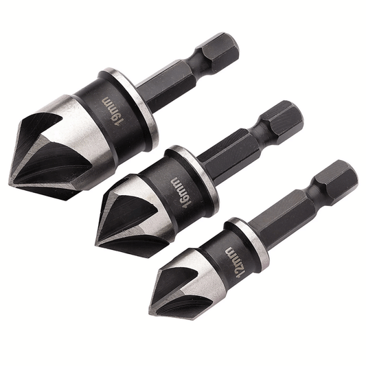 COUNTERSINK BIT SET 3PCS