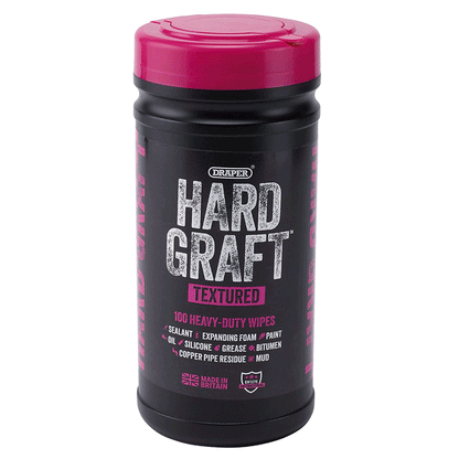 HARD GRAFT TEXTURED WIPES 100PCS