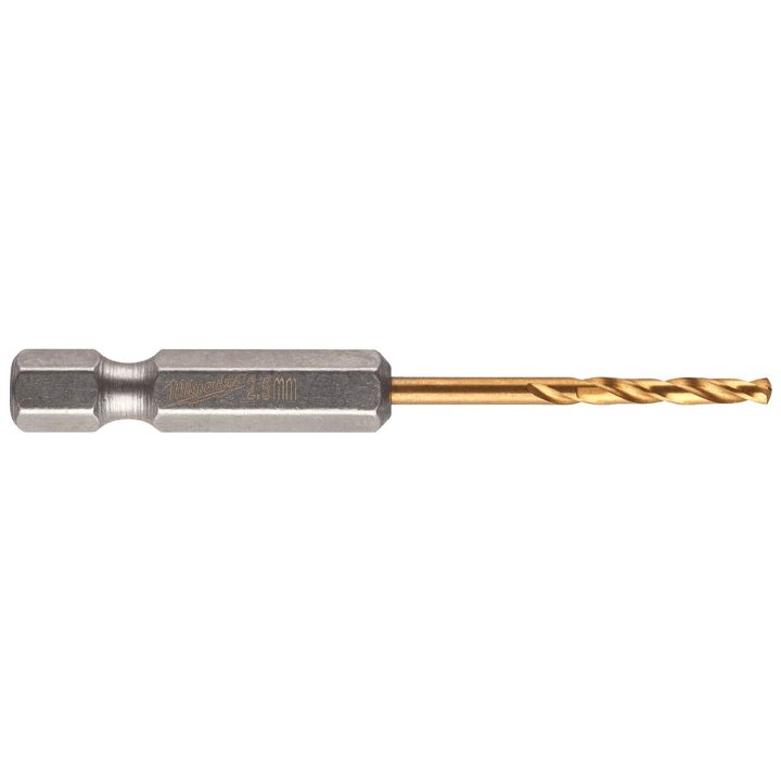MILWAUKEE 1/4 HEX SHANK METAL DRILL SWAVE HSS 2MM  2PCS