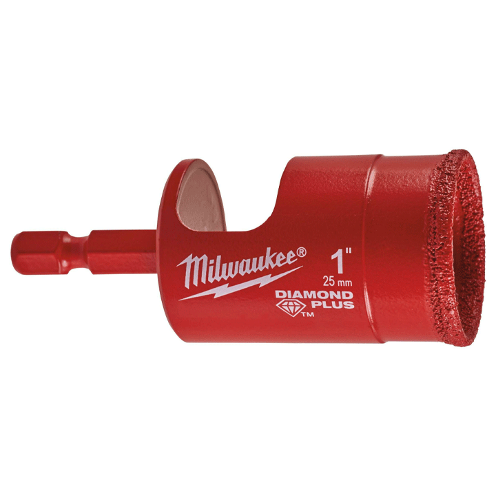 MILWAUKEE 25MM DIAMOND DRILL BIT 1/4 HEX
