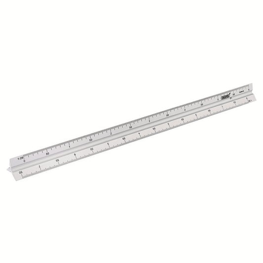 ALUMINIUM TRIANGLE SCALE RULE 300MM