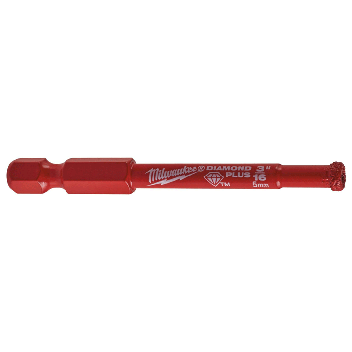 MILWAUKEE 5MM DIAMOND DRILL BIT 1/4 HEX
