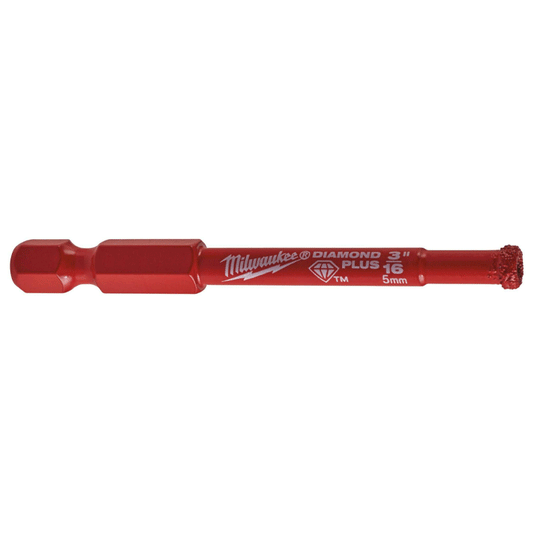MILWAUKEE 5MM DIAMOND DRILL BIT 1/4 HEX