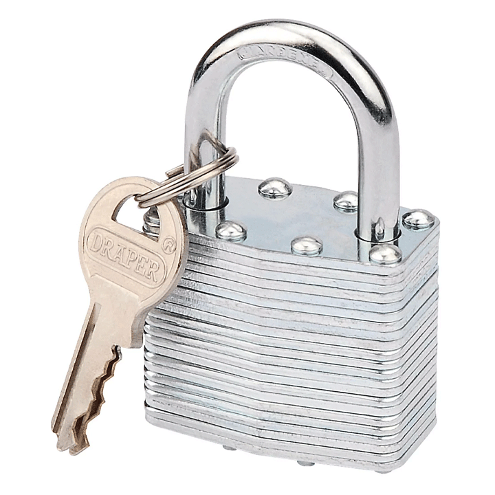LAMINATED STEEL PADLOCK 40MM