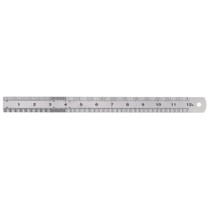 S/STEEL RULE 12"/300MM