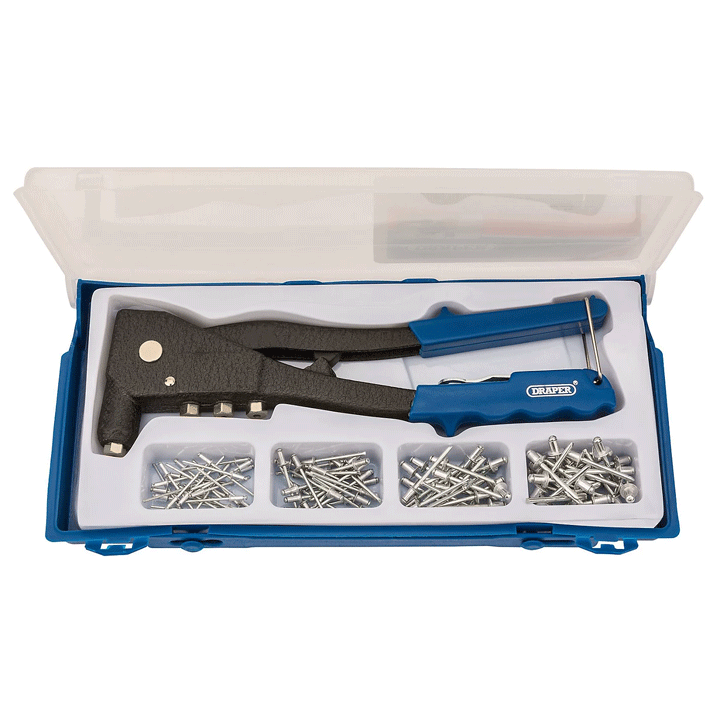 HAND RIVETER KIT FOR ALUMINIUM RIVETS