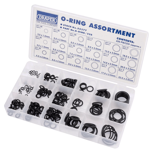 O-RING ASSORTMENT 225PCS