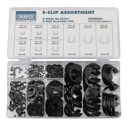 E-CLIP ASSORTMENT 300PCS