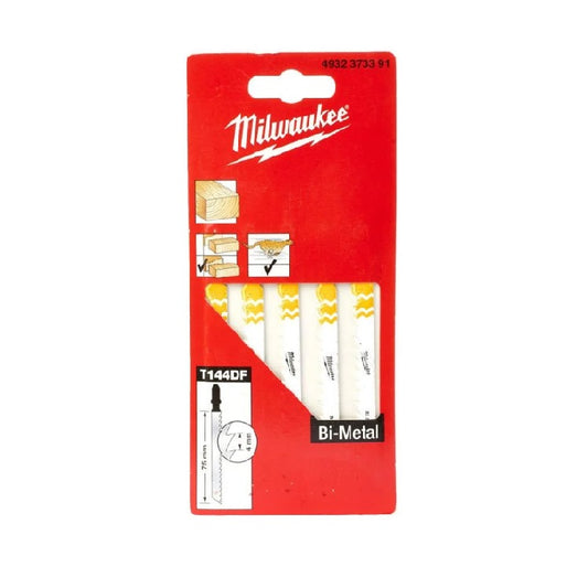 MILWUKEE  JIGSAW BLADES WOOD FAST CUT 75MM 5PCS