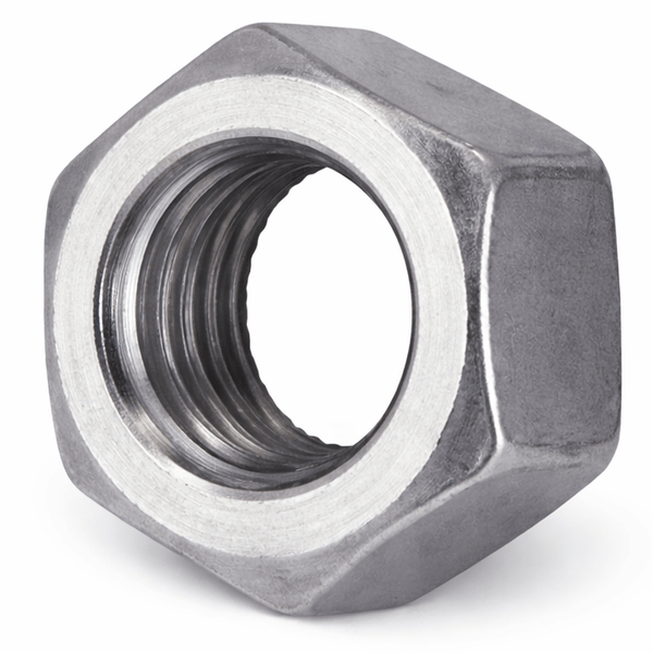 HEX NUT DIN934 S/STEEL 6MM 15PCS