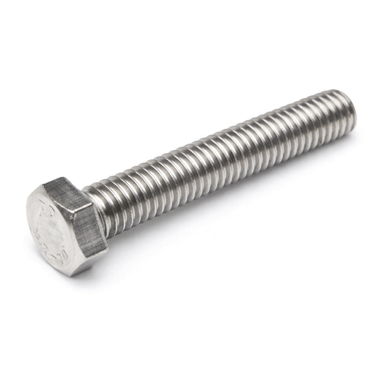 HEX BOLTS ZPL S/STEEL DIN933 10X30MM 4PCS