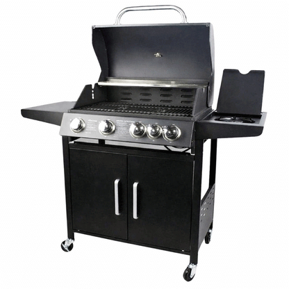 BORMANN ELITE BBQ6041 GAS GRILL 4+1 BURNER WITH CAST IRON GRILL