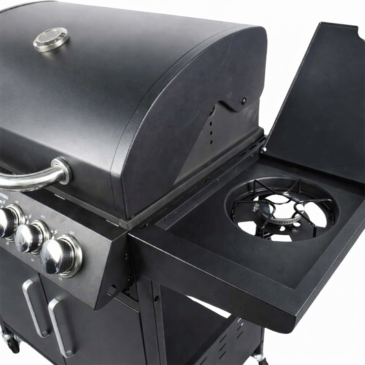 BORMANN ELITE BBQ6041 GAS GRILL 4+1 BURNER WITH CAST IRON GRILL
