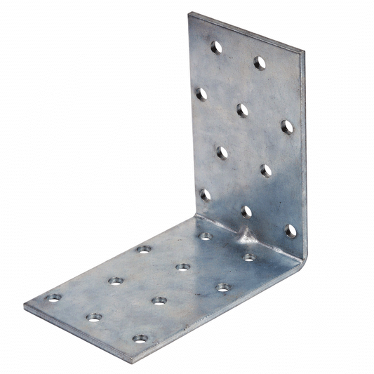 HEAVY ANGLE BRACKET 100X100X50X25MM NICKEL