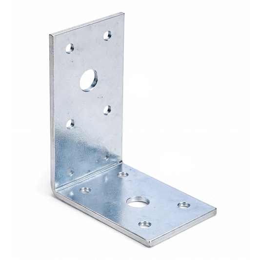 WIDE ANGLE BRACKET 80X60X40X3MM NICKEL