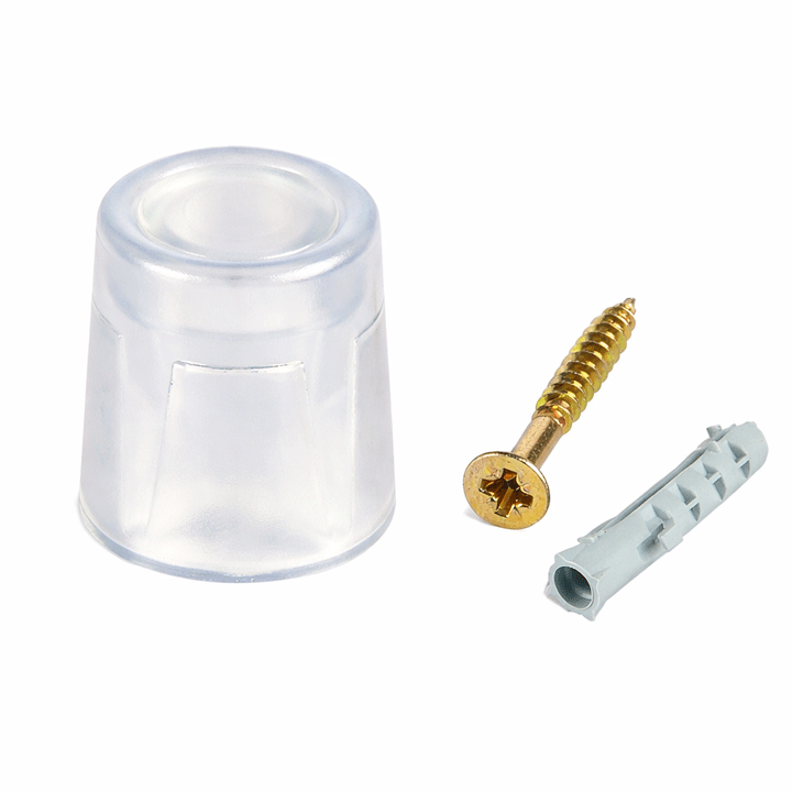DOORSTOP-SCREWS-PLUGS 2PCS TRA.
