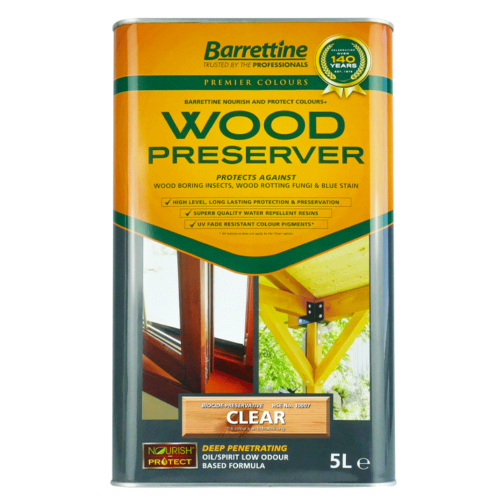 WOOD PRESERVER TALL EARTH CLEAR 5LTR