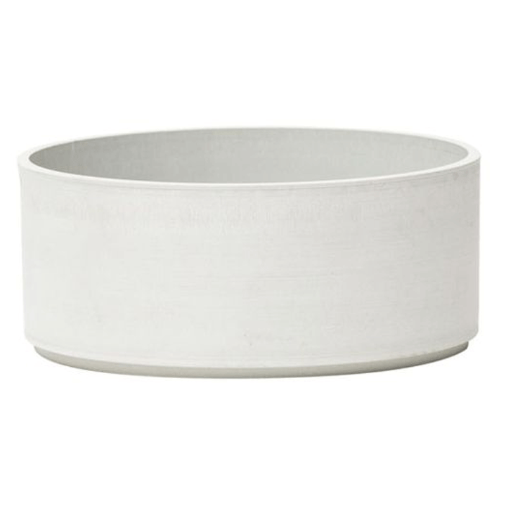 ΓΛΑΣΤΡΑ TAMBOURINE 22CMX9CM ΛΕΥΚΟ