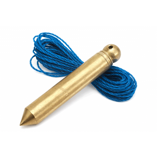 PLUMB BOB-SOLID 100G BRASS