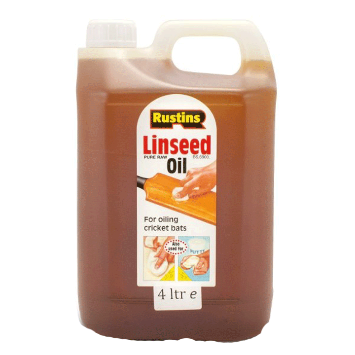 LINSEED OIL RAW 4L RUSTINS