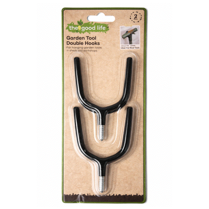 DOUBLE TOOL HOOKS 100X60MM 2PCS