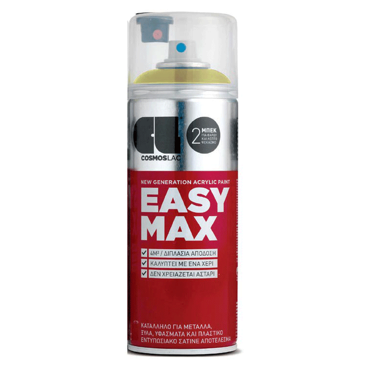 SPRAY EASY MAX YELLOW PASTEL NO.874 400ML COSMOSLAC