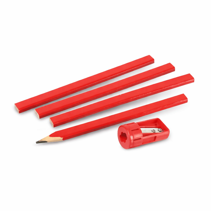 PENCIL & SHARPENER 5PCS