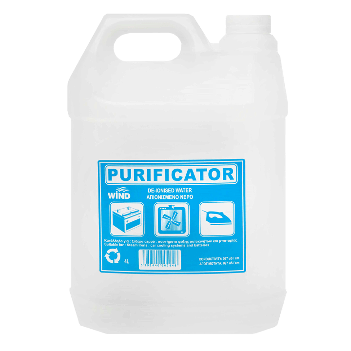 DE-IONISED WATER 4LTR