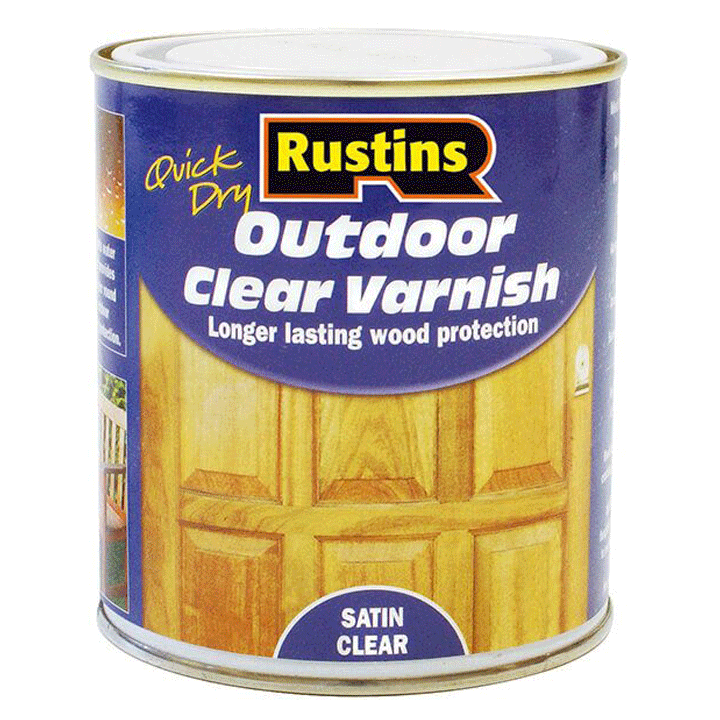 CLEAR VARNISH SATIN 1LTR RUSTINS