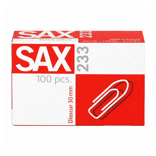 PAPER CLIPS 30MM P100-SLV