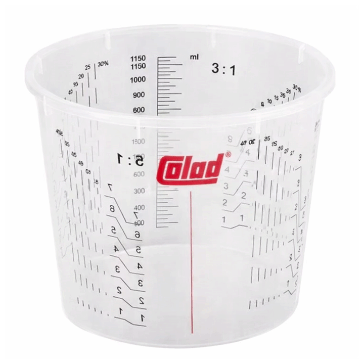 PRINTED MIXING CUPS 350ML