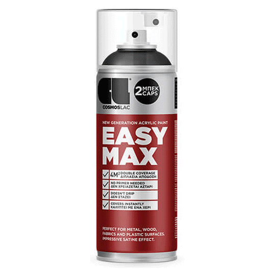 SPRAY EASY MAX RED RAL3020 NO.812 400ML COSMOSLAC