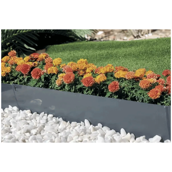 NORT METAL LAWN EDGING 1.06MX10CM GALVANIZE