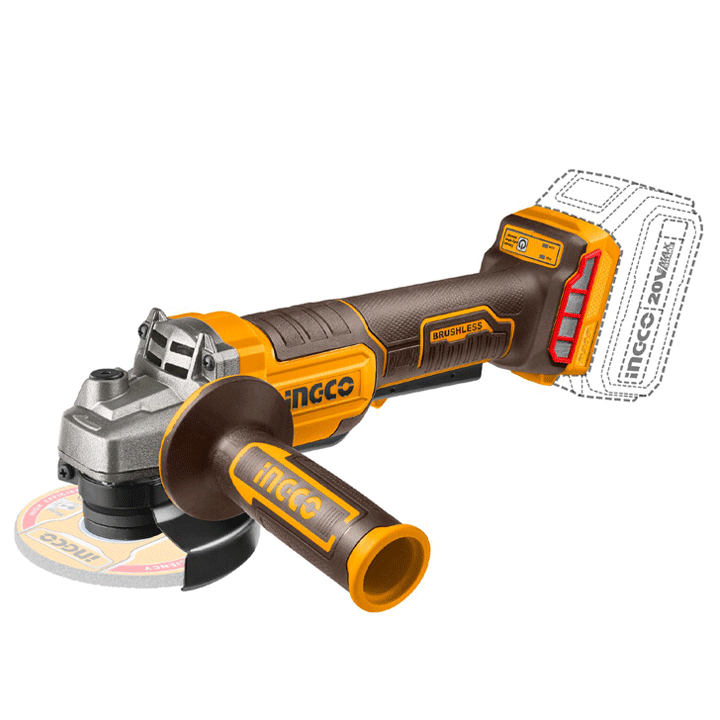 LITHIUM-ION ANGLE GRINDER 20V BL SOLO INGCO