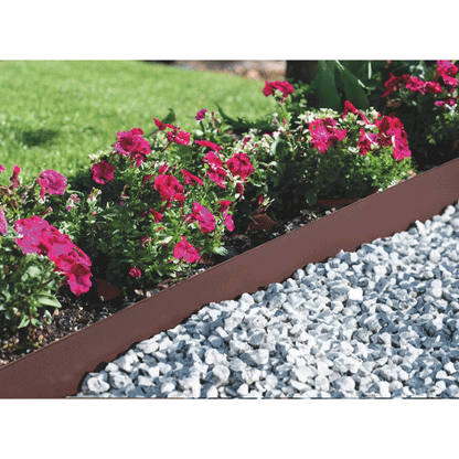 NORT METAL LAWN EDGING 1.06MX10CM BROWN