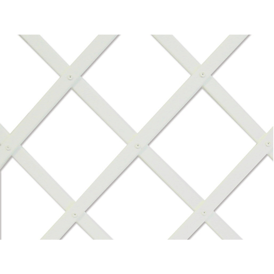 NORT PLASTIC TRELLIS WHITE EXPANDABLE 1.5MX0.5M