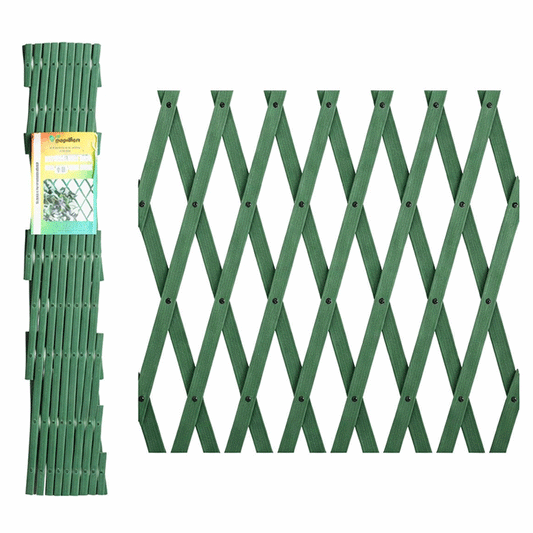 NORT PLASTIC TRELLIS GREEN EXPANDABLE 1.5MX0.5M