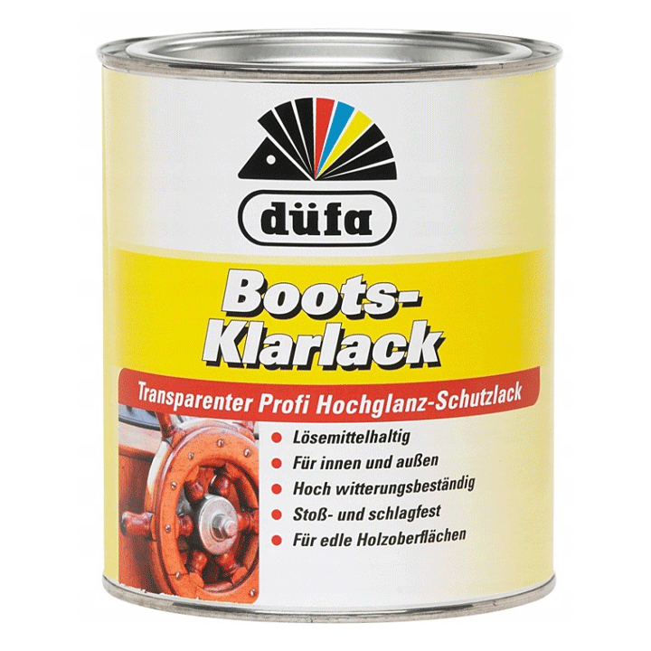 BOAT VARNISH CLEAR 2.5L DUFA
