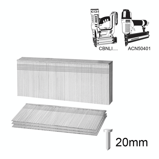 INGCO ΚΑΡΦΙΑ BRAD 1,25x1x20mm – 5000 ΤΕΜ.
