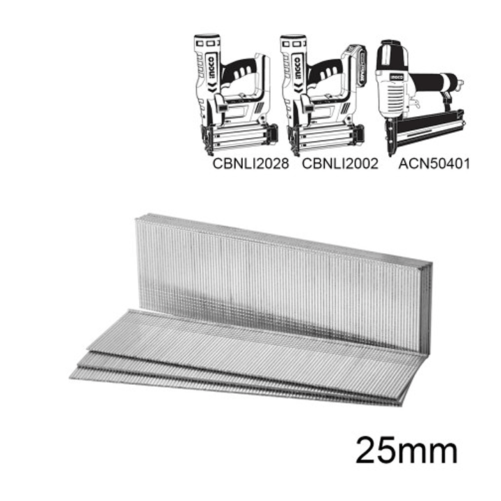 BRAD NAILS 1.25X1X25MM 5000PCS INGCO