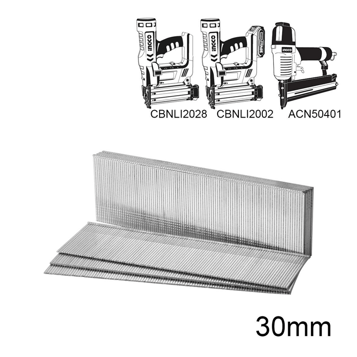 BRAD NAILS 1.25X1X30MM 5000PCS INGCO