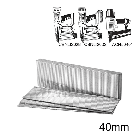 INGCO ΚΑΡΦΙΑ BRAD 1,25x1x40mm – 5000 ΤΕΜ.