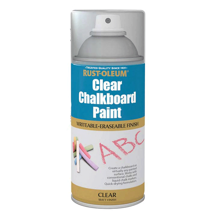 CHALKBOARD SPRAY CLEAR 150ML RUSTOLEUM