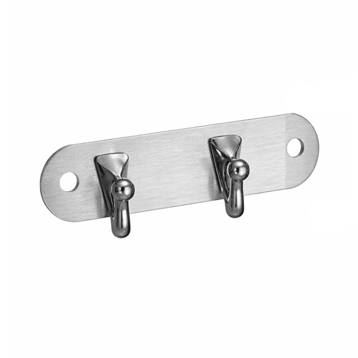 HANGER 2HOOKS NICKEL MAT 322