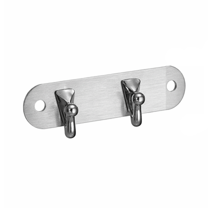 HANGER 2HOOKS NICKEL MAT 322
